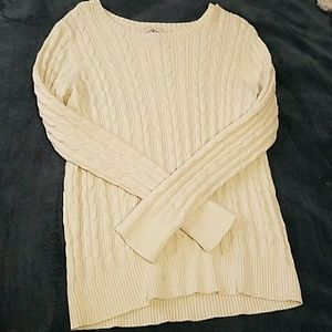 NWOT White Chunky Knit Sweater